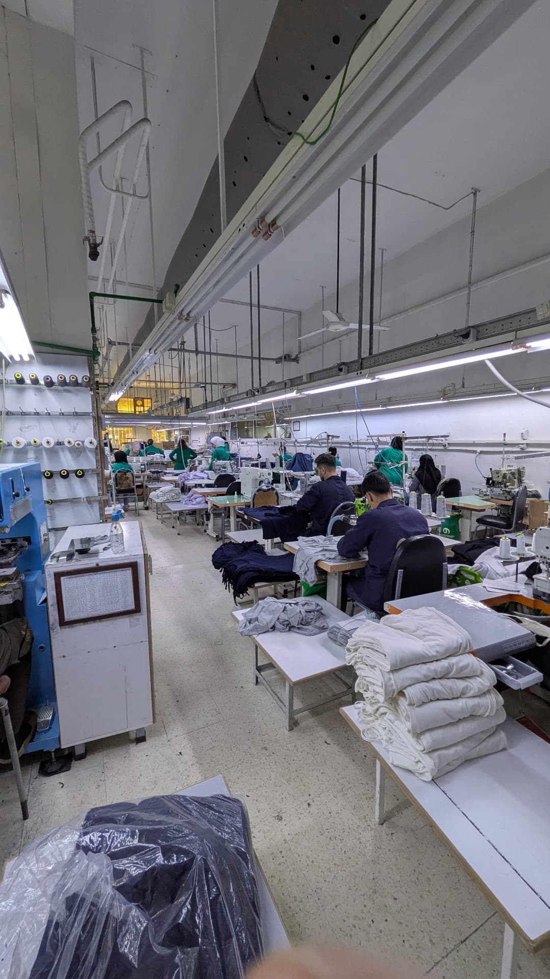 Syrian textile factory workers